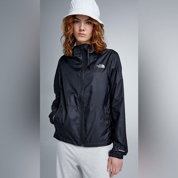 North Face Women’s Cyclone Lightweight Windbreaker Jacket in Black Size Large - Picture 1 of 8